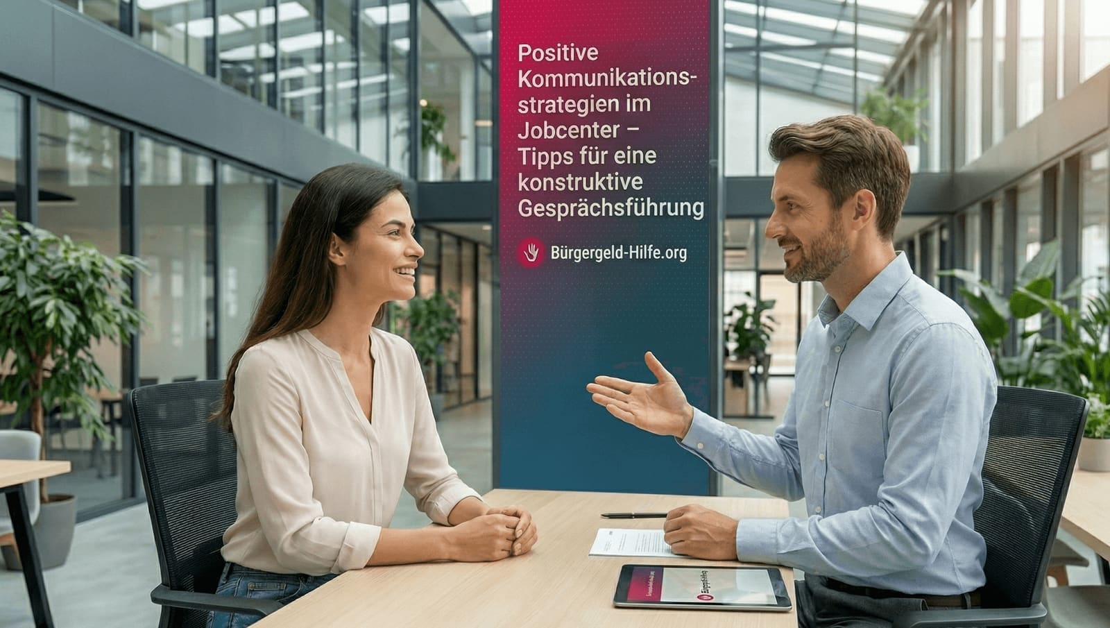 Positive Kommunikationsstrategien im Jobcenter - Tipps für eine konstruktive Gesprächsführung