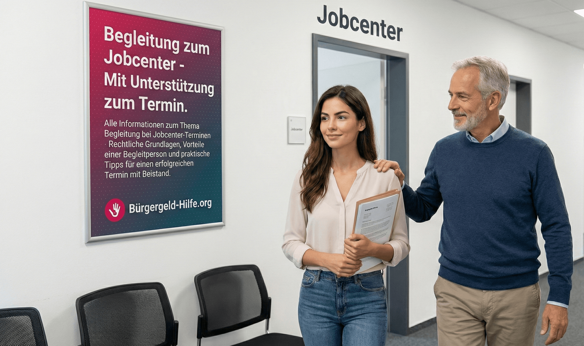 Begleitung zum Jobcenter - Mit Unterstützung zum Termin